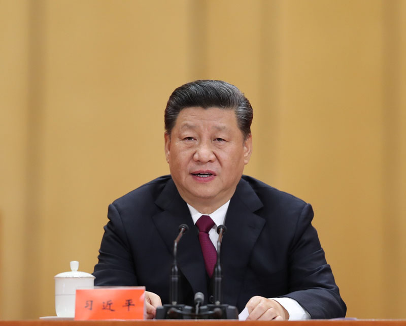 4月30日，紀(jì)念五四運(yùn)動(dòng)100周年大會(huì)在北京人民大會(huì)堂隆重舉行。中共中央總書記、國家主席、中央軍委主席習(xí)近平在大會(huì)上發(fā)表重要講話。