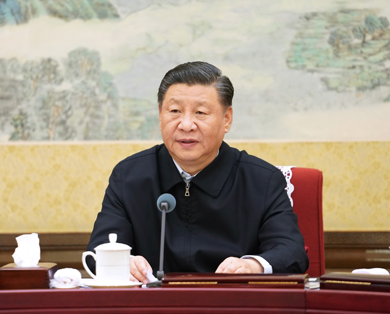 12月26日至27日，中共中央政治局召開“不忘初心、牢記使命”專題民主生活會，中共中央總書記習(xí)近平主持會議并發(fā)表重要講話。新華社記者 李學(xué)仁 攝